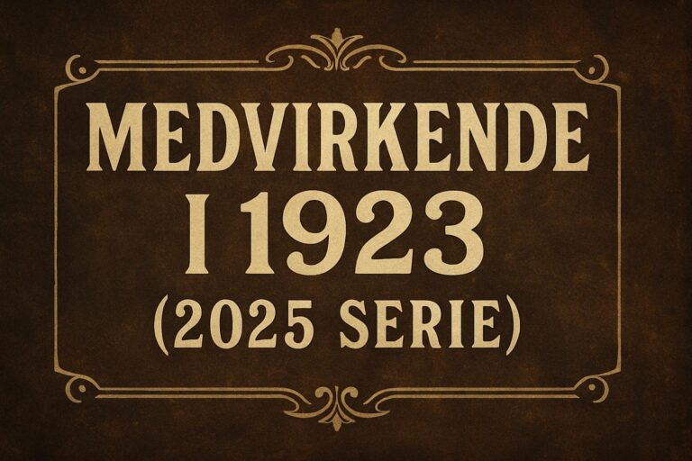 Medvirkende i 1923 (2025 serie)