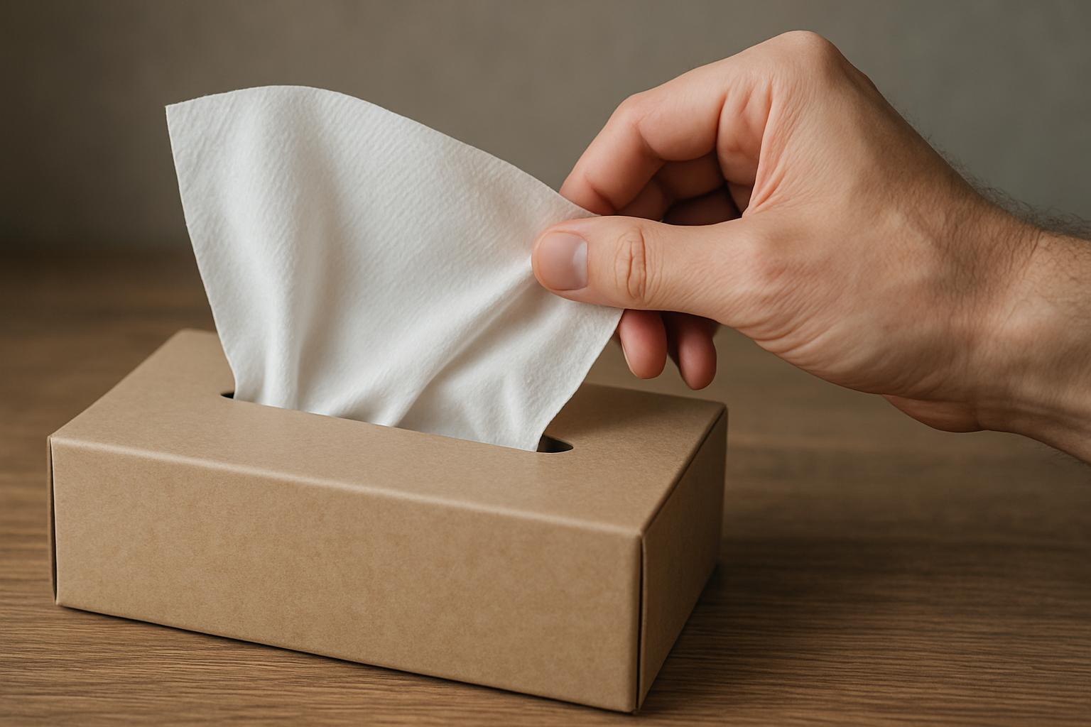 Hvorfor er der en slids i papirservietter?