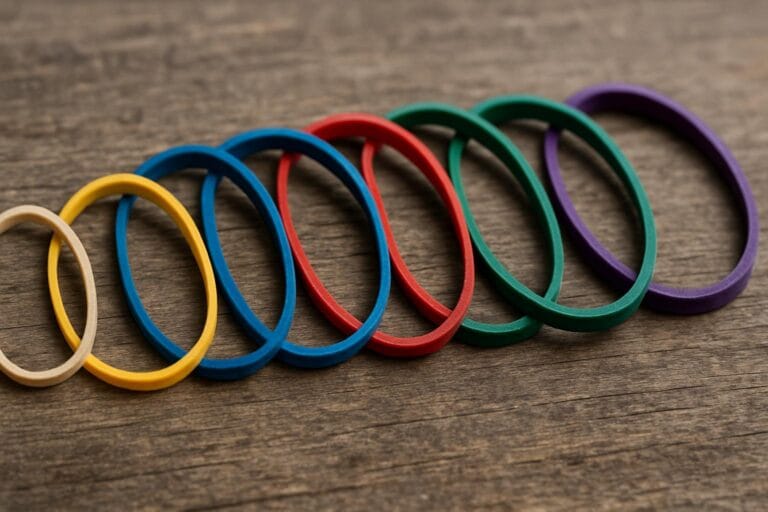 Hvorfor har elastikker farvekoder?