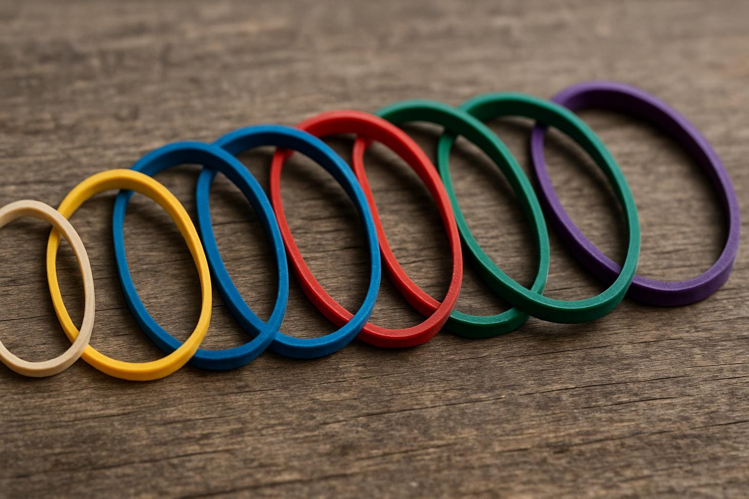 Hvorfor har elastikker farvekoder?