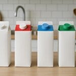 Hvorfor har mælkekartoner forskellige farver?