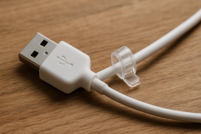 Hvorfor har nye elektronikledninger små plastikklips?