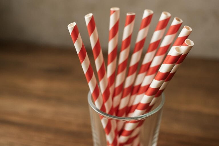 Hvorfor er sugerør stribede?