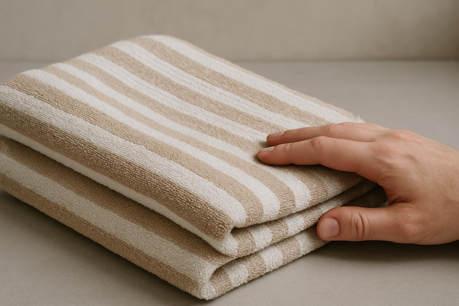 Hvad betyder stregerne på håndklæder?