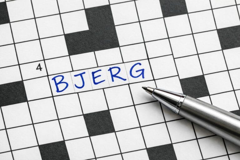 bjerg krydsord