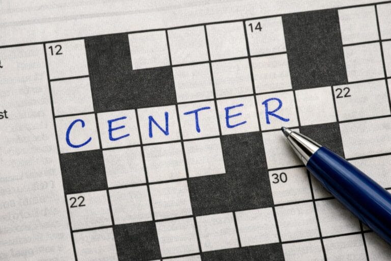 center krydsord