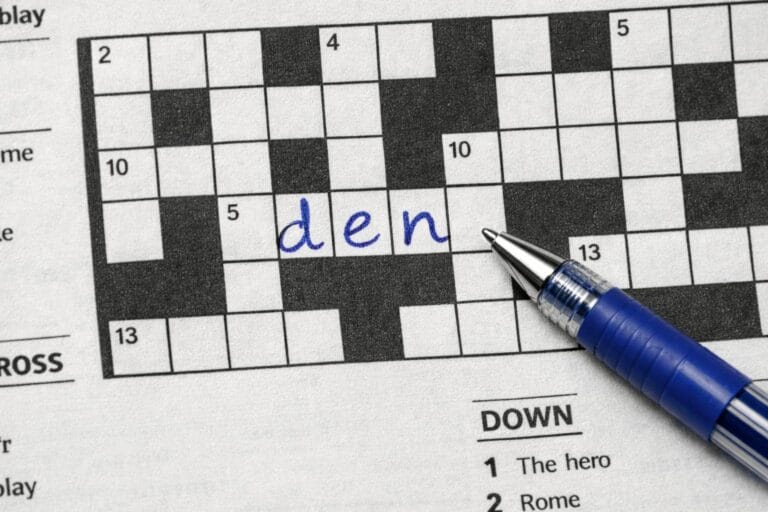 den krydsord
