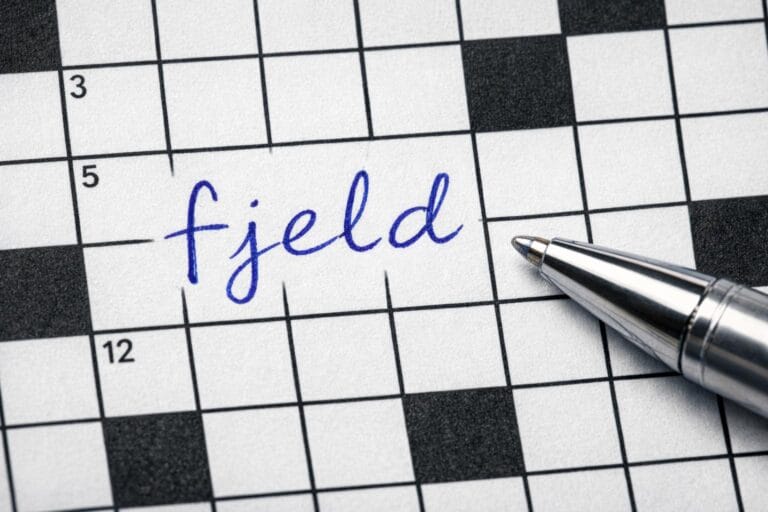 fjeld krydsord