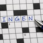 Ingen krydsord – Løsninger og synonymer