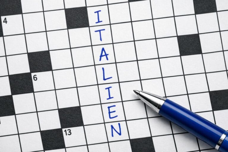 italien krydsord