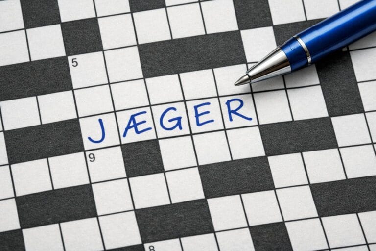 jæger krydsord