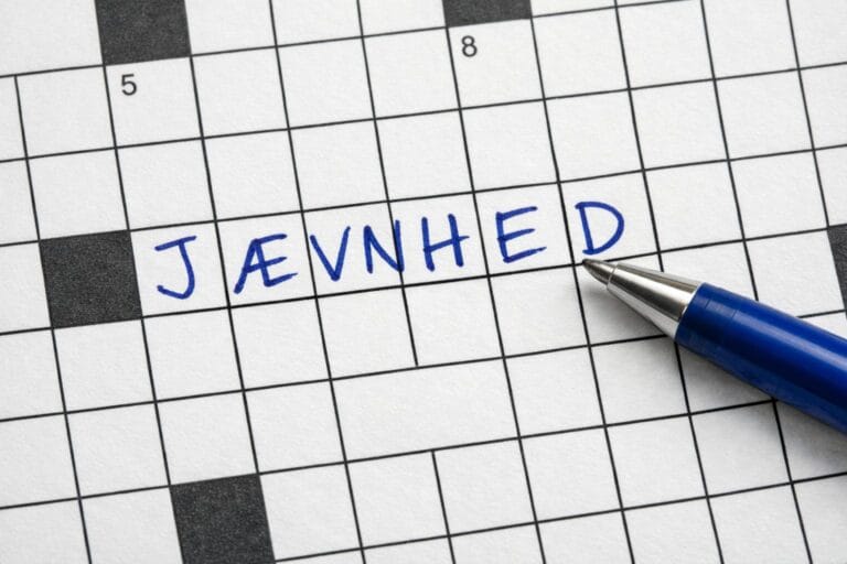 jævnhed krydsord
