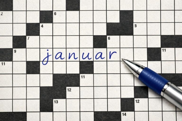 januar krydsord