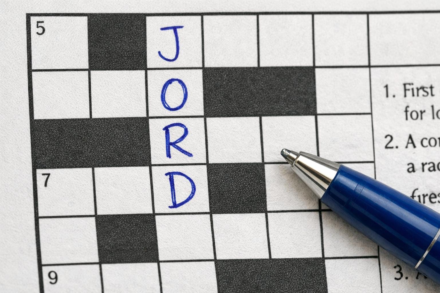jord krydsord