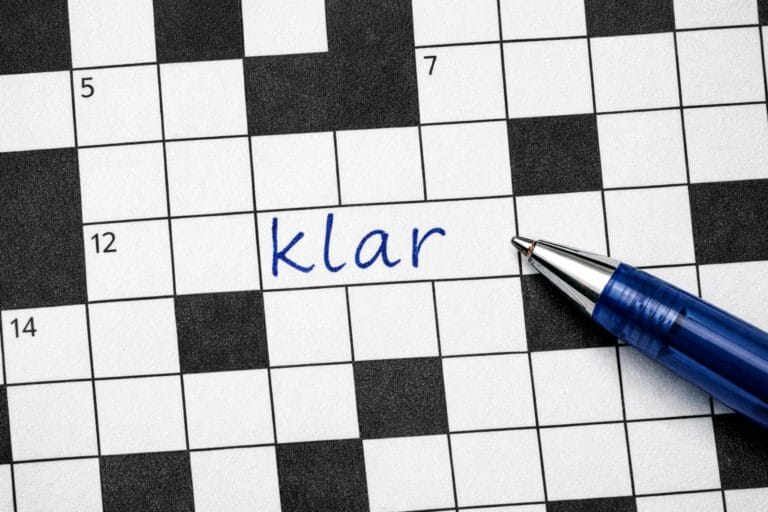 klar krydsord