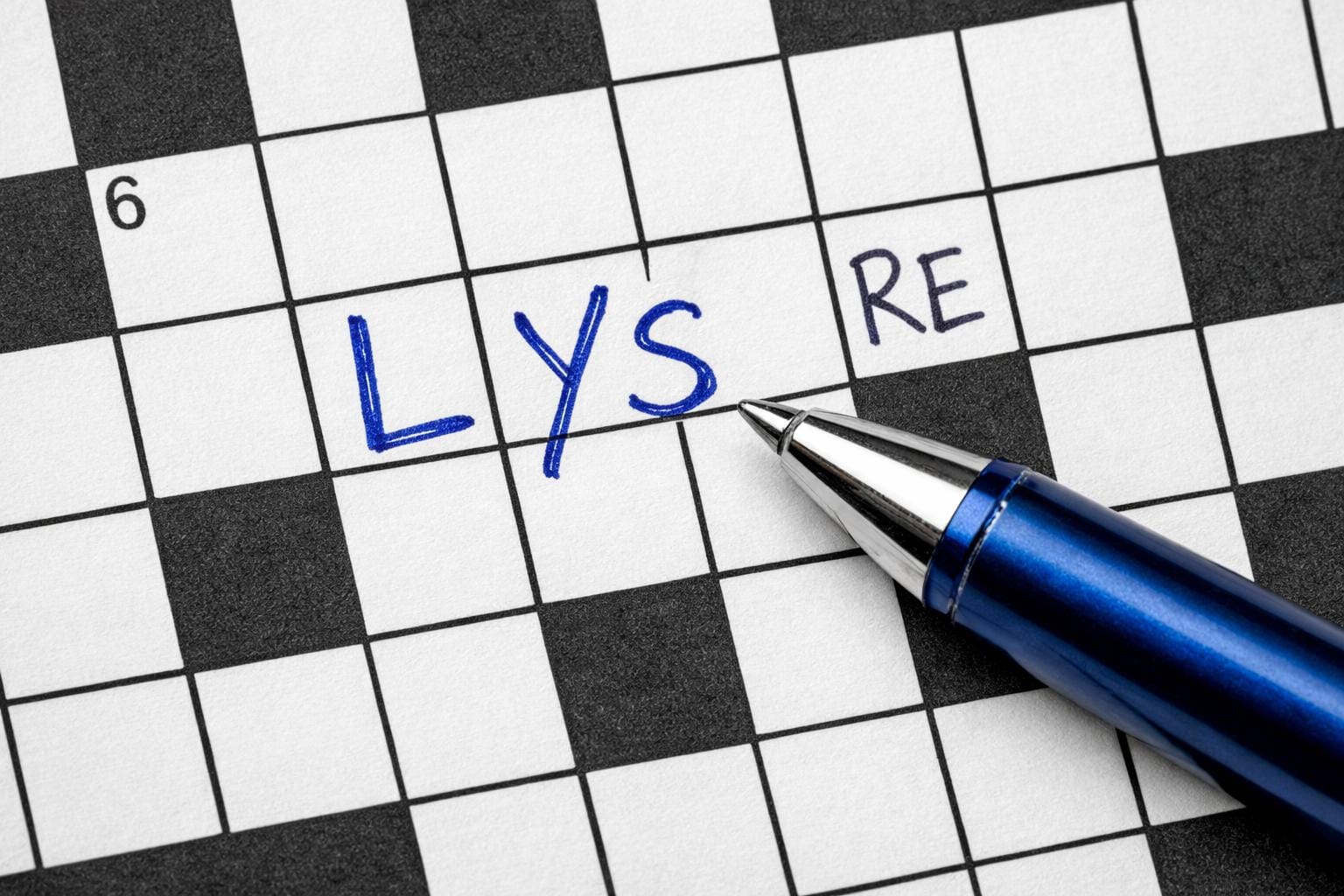 lys krydsord