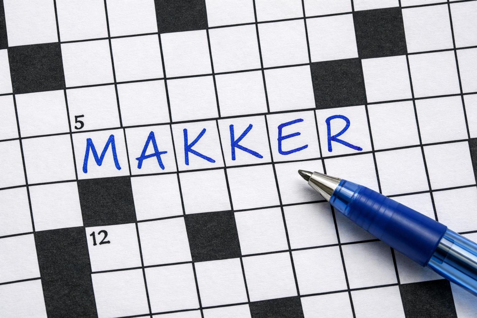makker krydsord