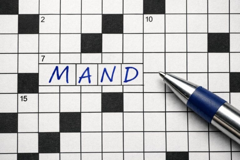 mand krydsord
