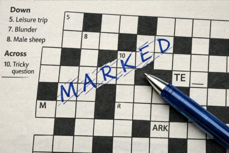 marked krydsord