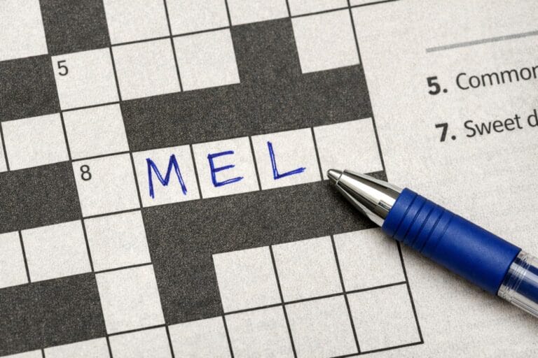 mel krydsord