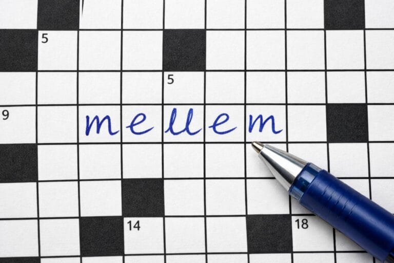 mellem krydsord