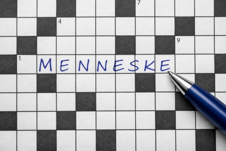 menneske krydsord