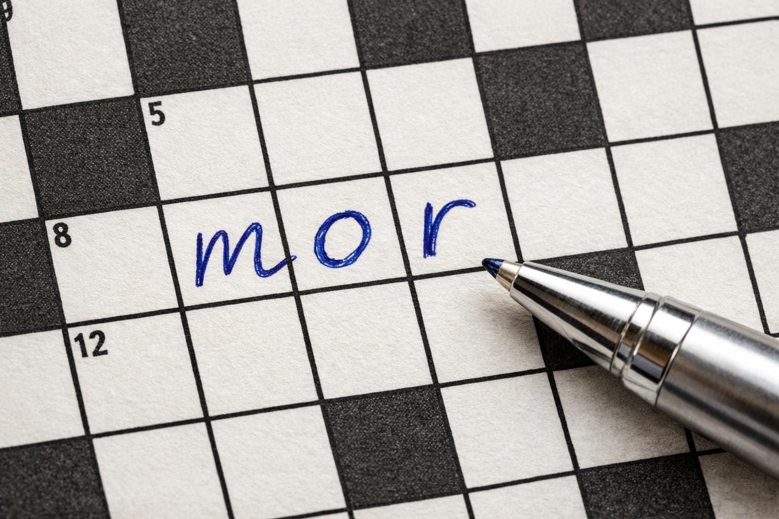 mor krydsord