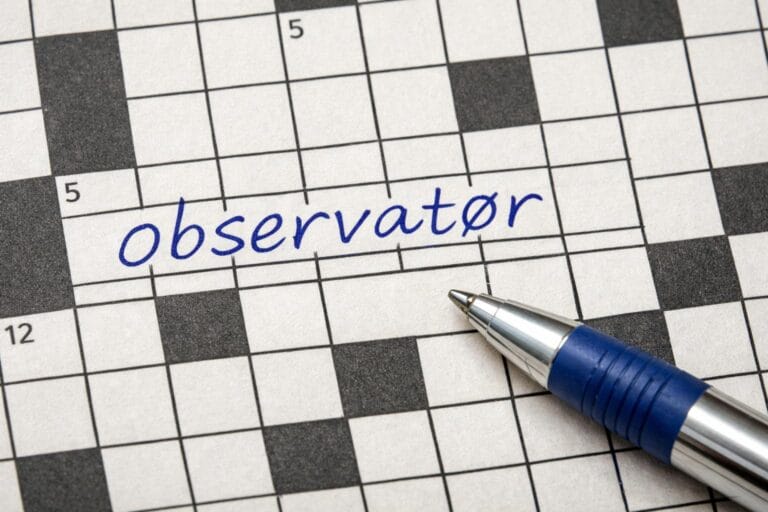 observatør krydsord