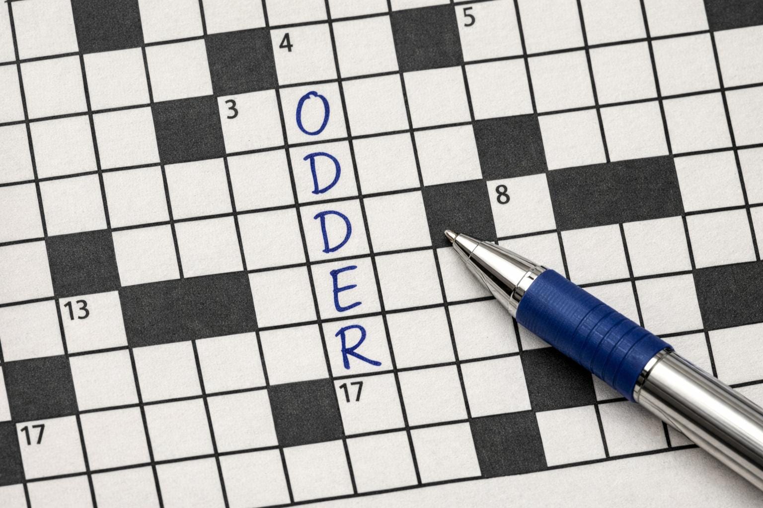 odder krydsord