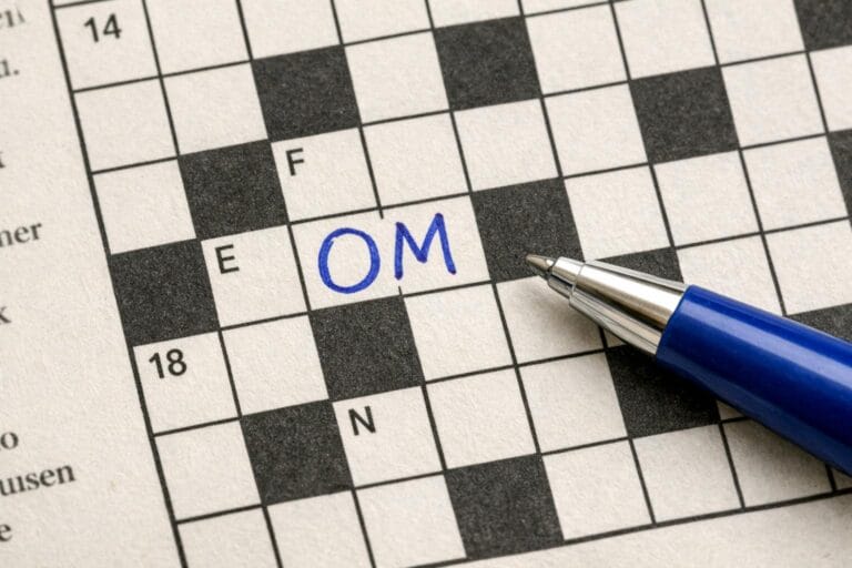 om krydsord