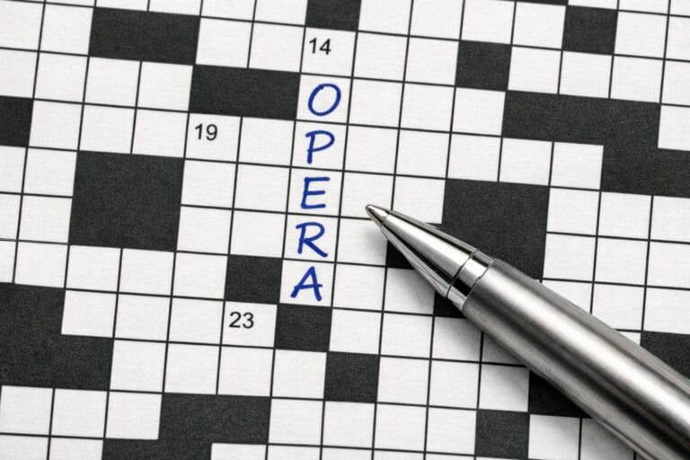 opera krydsord