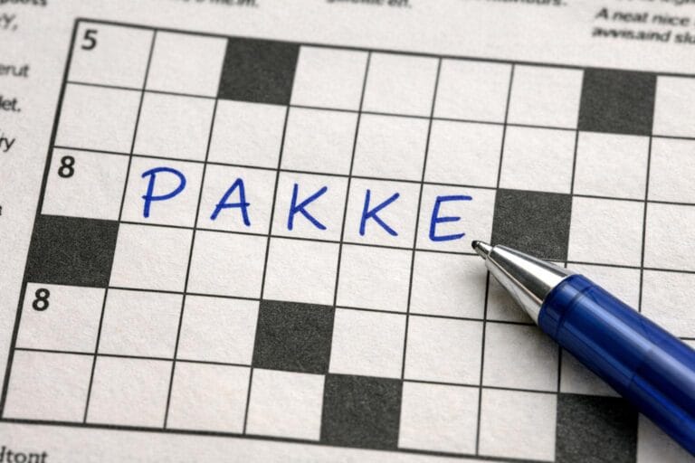 pakke krydsord