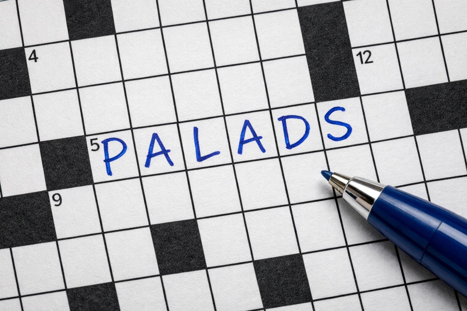 palads krydsord