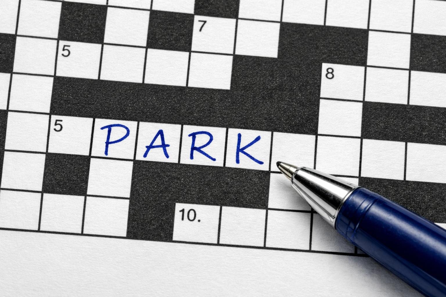 park krydsord