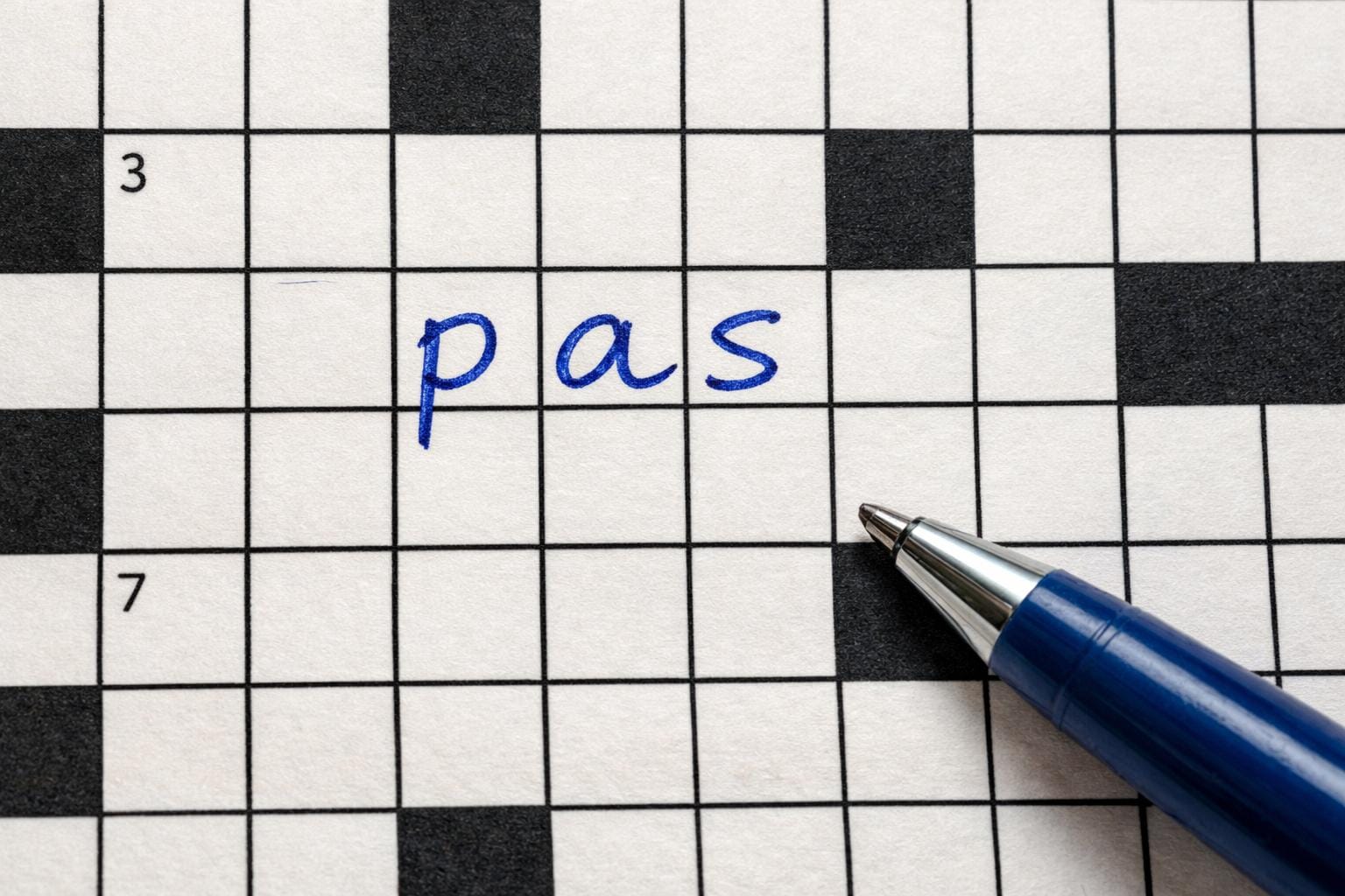 pas krydsord