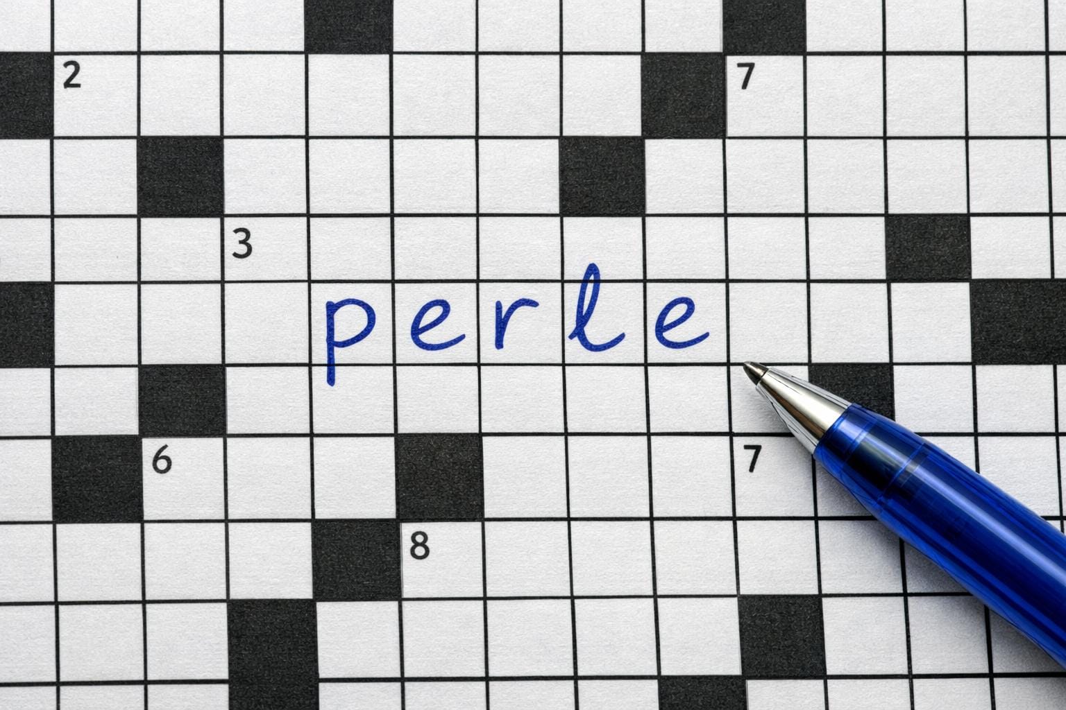 perle krydsord