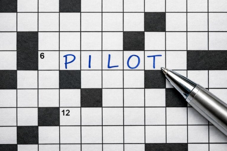 pilot krydsord