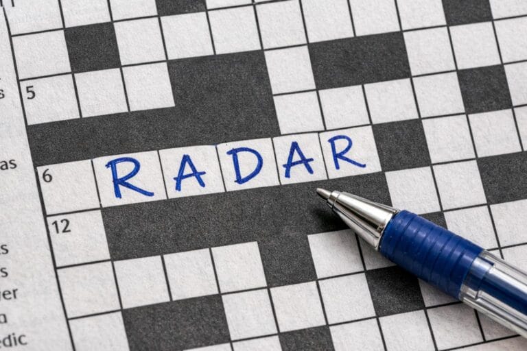 radar krydsord