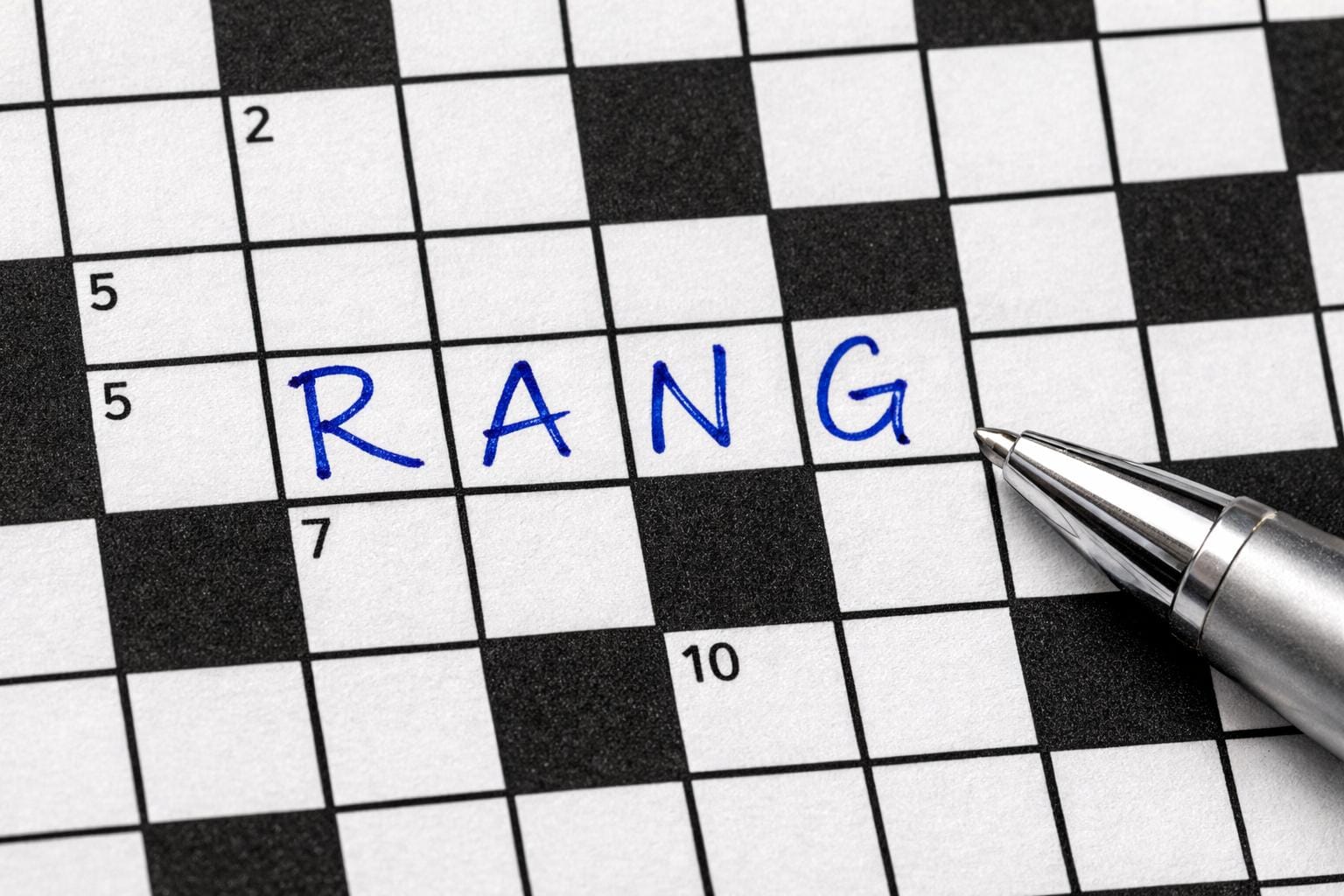 rang krydsord