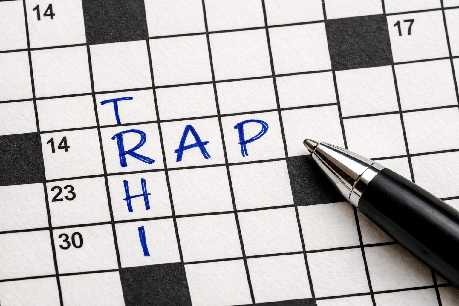 rap krydsord
