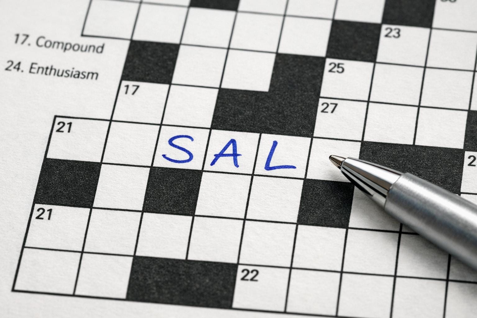 sal krydsord