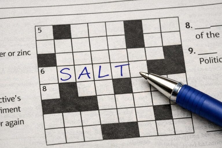 salt krydsord