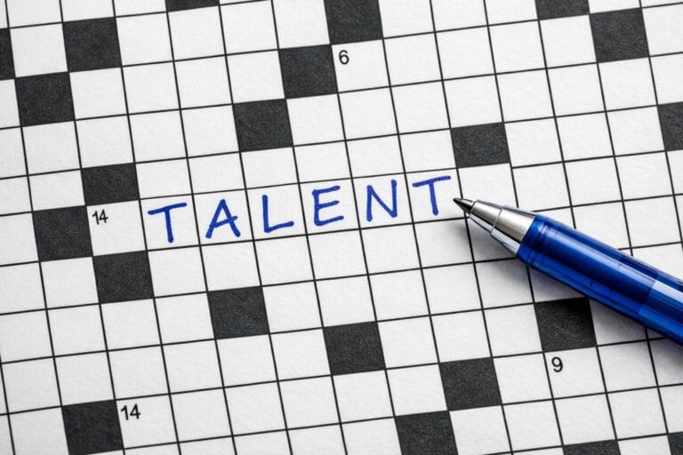 talent krydsord