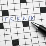 Teknik krydsord – Løsninger og synonymer