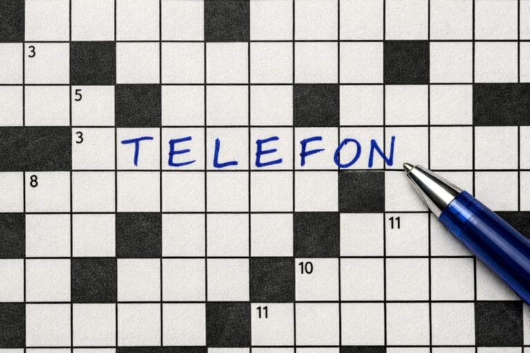 telefon krydsord