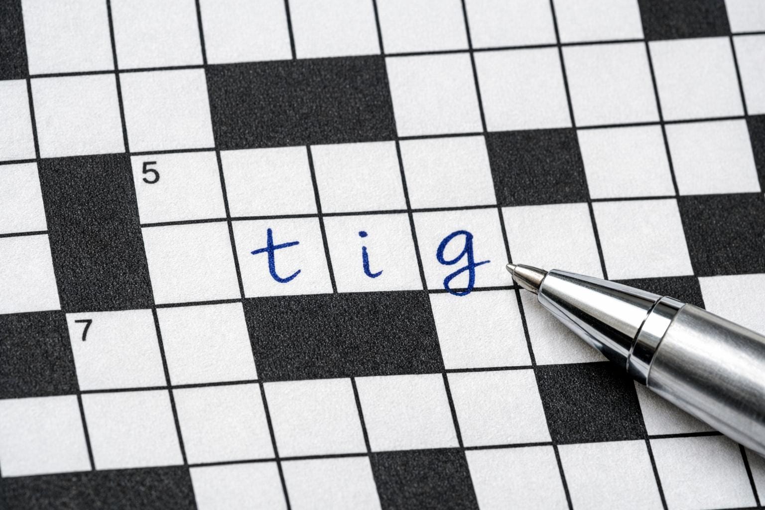 tig krydsord