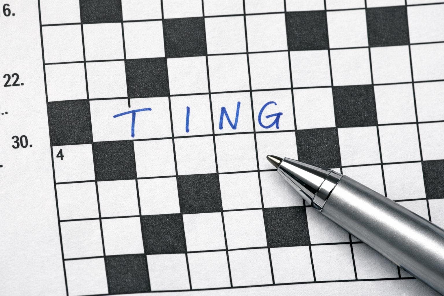 ting krydsord