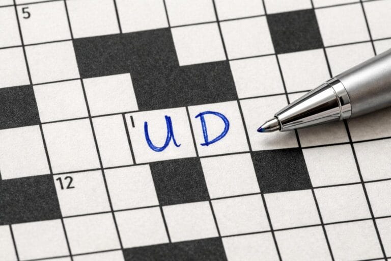 ud krydsord