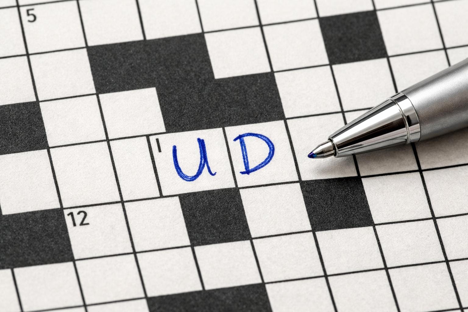 ud krydsord
