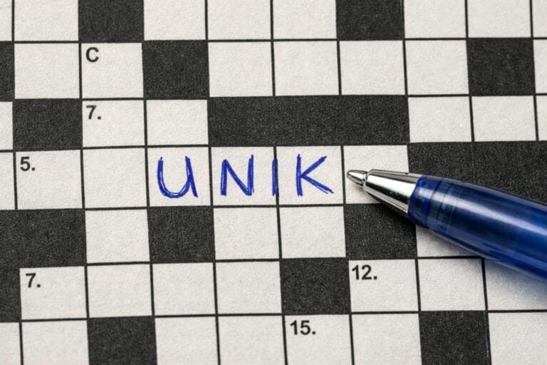 unik krydsord
